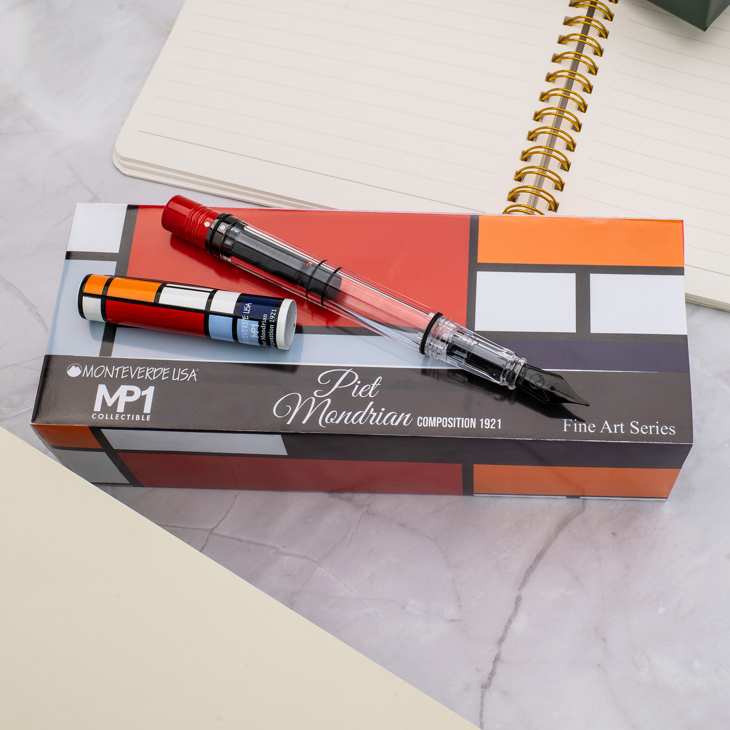 Monteverde MP1 Mondrian Composition 1921 Limited Edition Fountain Pen