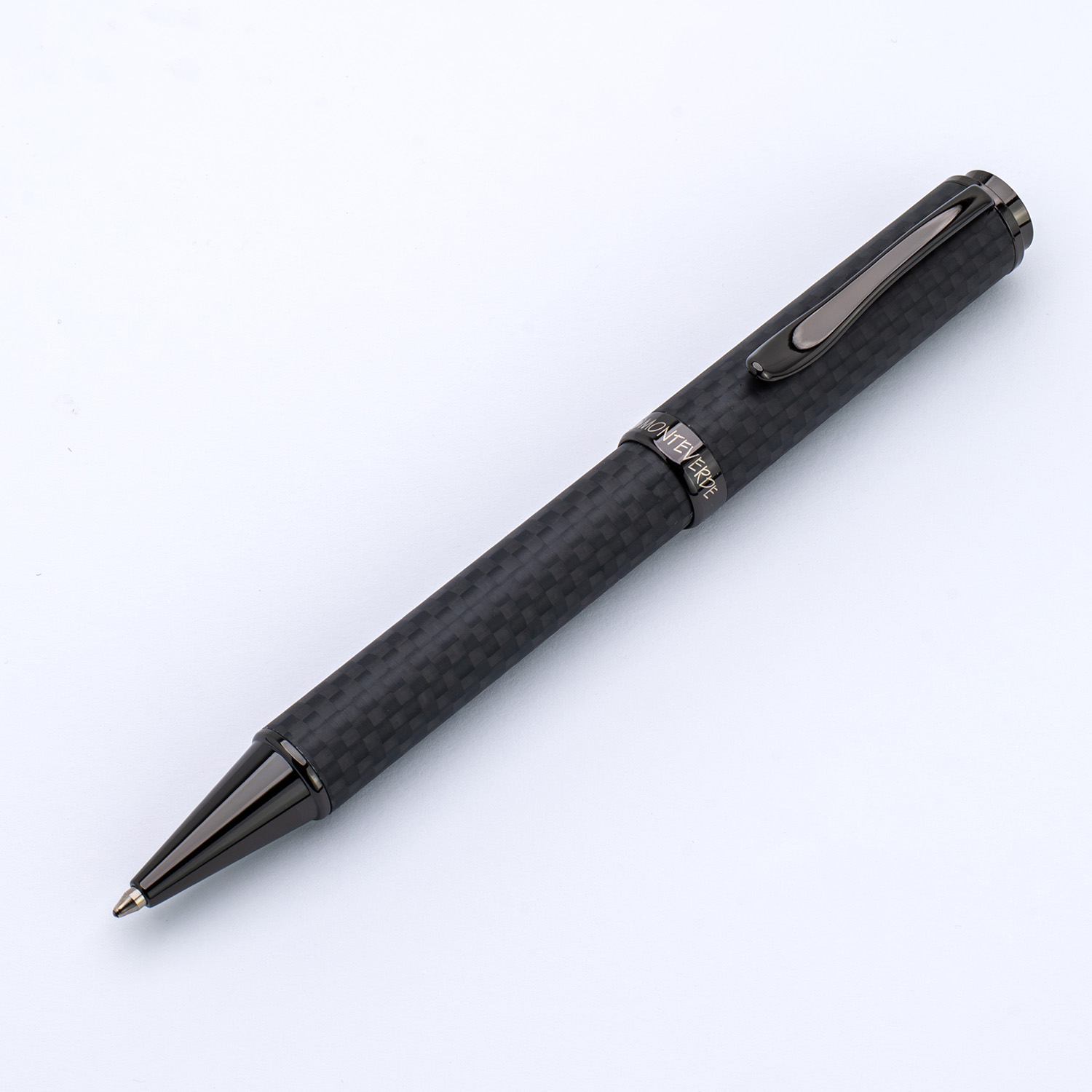 Monteverde Innova Matte Carbon Fiber Gunmetal Kulspetspenna