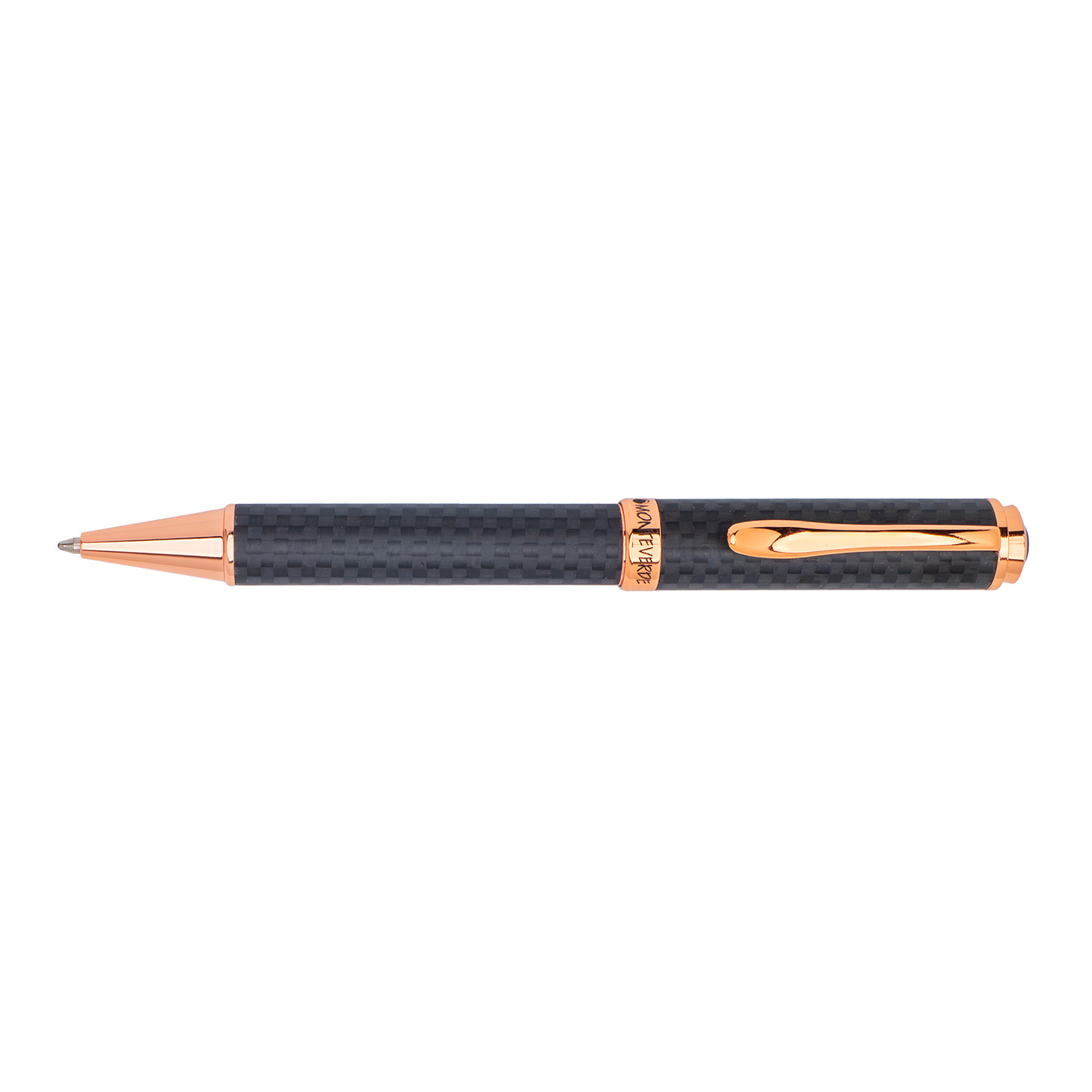 Monteverde Innova Matte Carbon Fiber Rose Gold Ballpoint