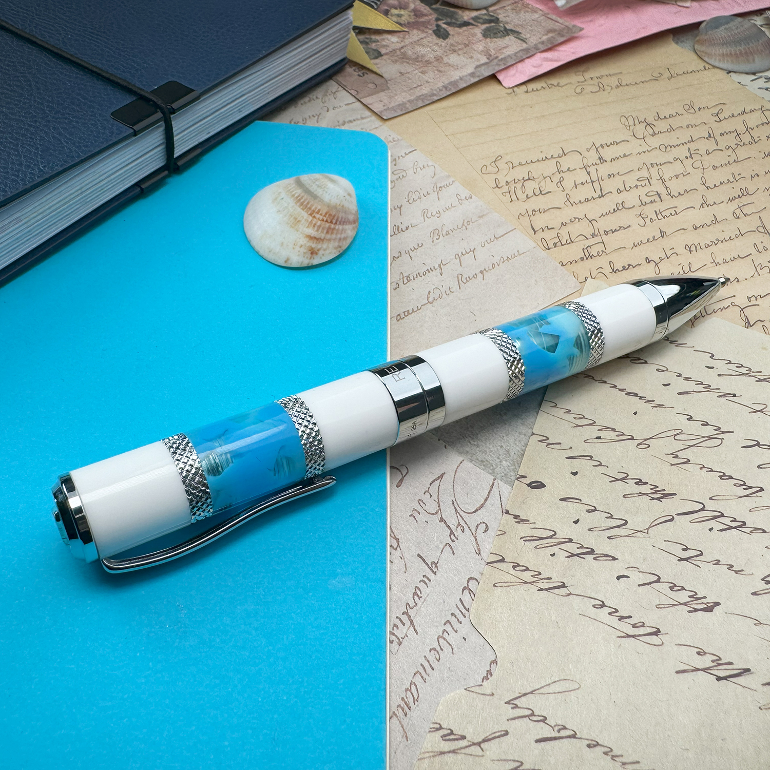 Monteverde Regatta Santorini Blue Stylo Bille