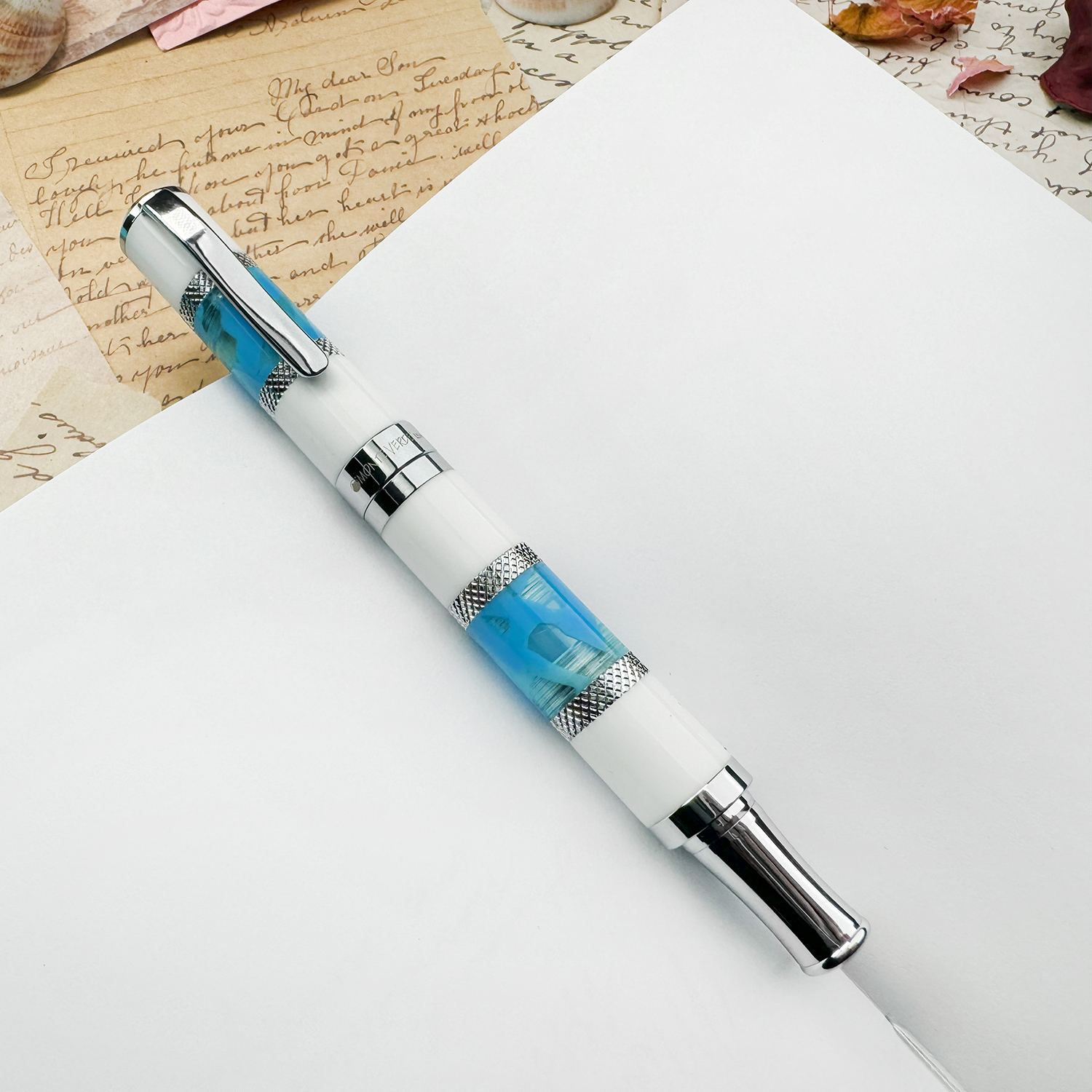 Monteverde Regatta Santorini Blue Fountain Pen Monteverde Regatta Santorini Blue Fountain Pen