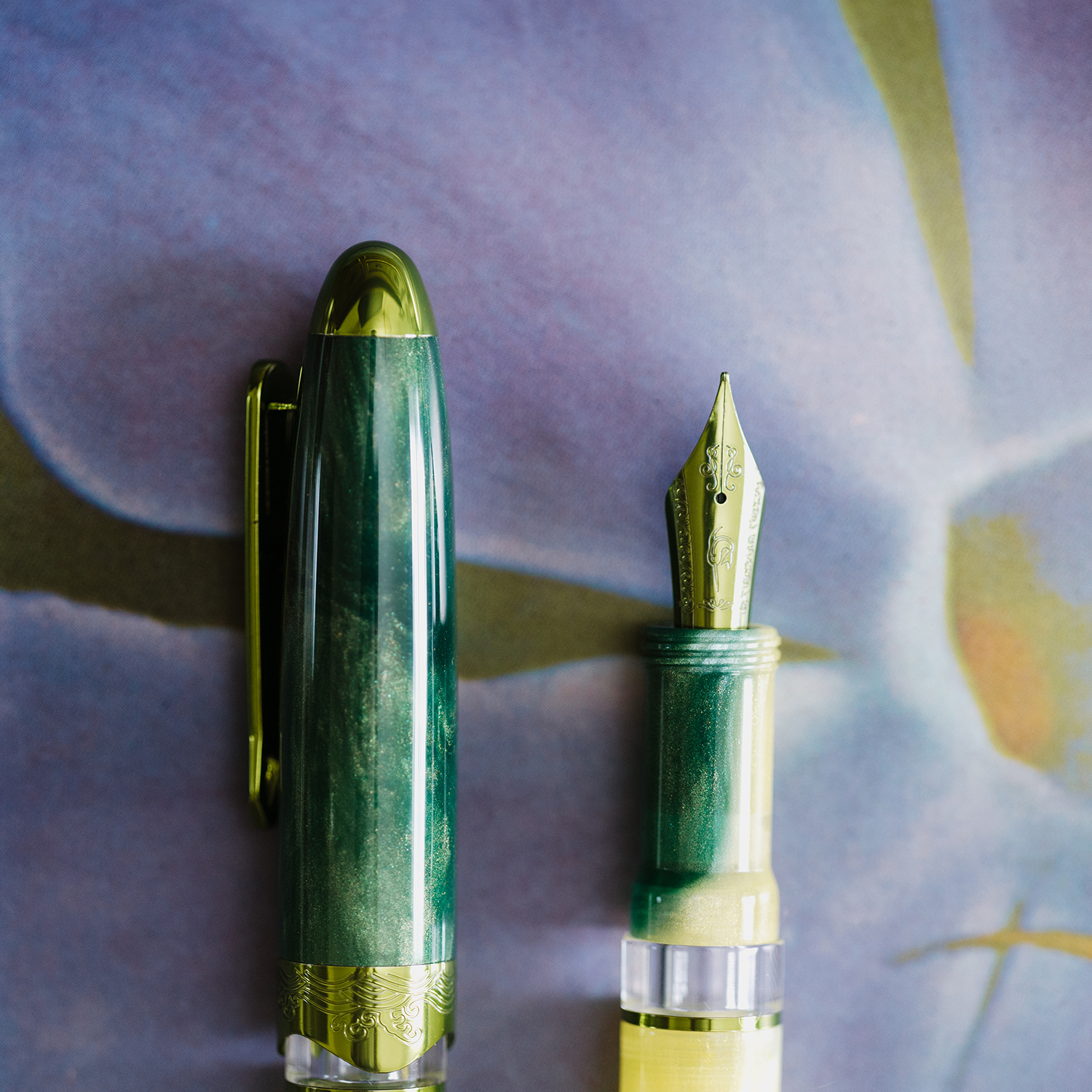 Nahvalur Horizon Gaia Green Trim Fountain pen Nahvalur Horizon Gaia Green Trim Fountain pen