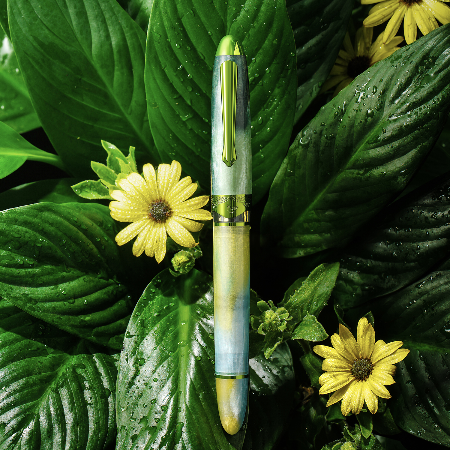Nahvalur Horizon Gaia Green Trim Fountain pen Nahvalur Horizon Gaia Green Trim Fountain pen