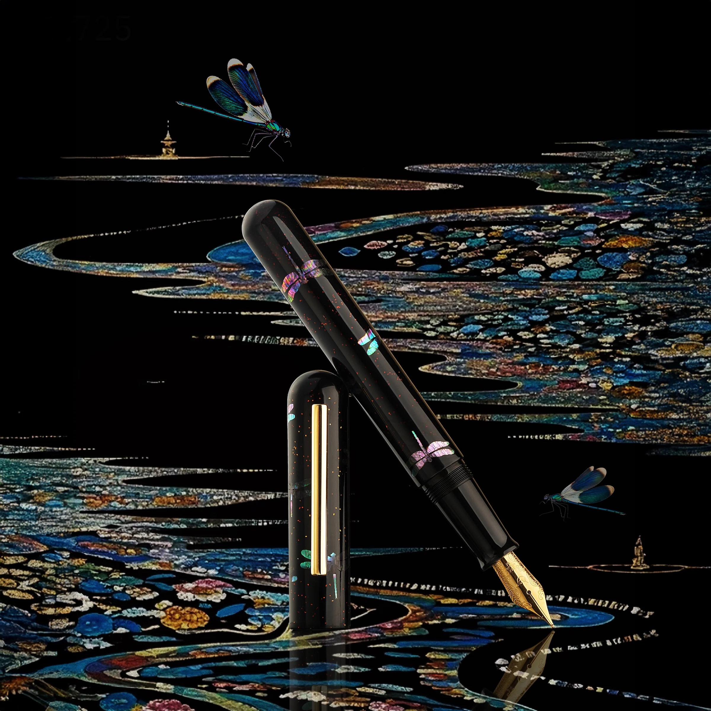Ikkaku by Nahvalur Urushi Dragonyfly Fountain pen Ikkaku by Nahvalur Urushi Dragonyfly Fountain pen