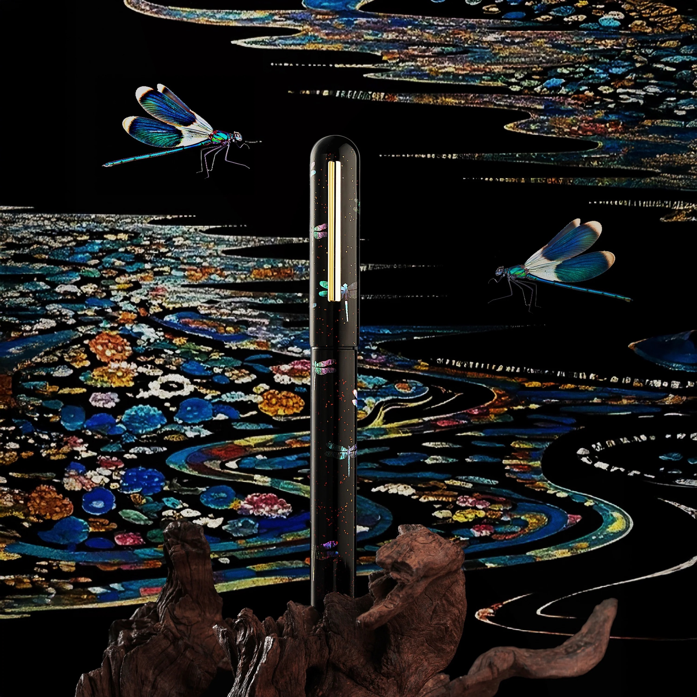 Ikkaku by Nahvalur Urushi Dragonyfly Fountain pen Ikkaku by Nahvalur Urushi Dragonyfly Fountain pen