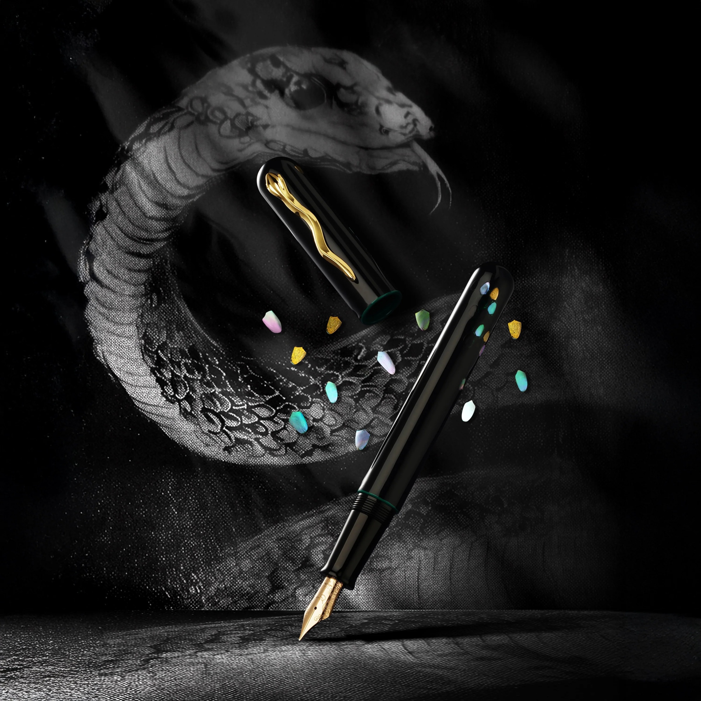 Ikkaku by Nahvalur Urushi Year of Snake LE Fountain pen Ikkaku by Nahvalur Urushi Year of Snake LE Fountain pen