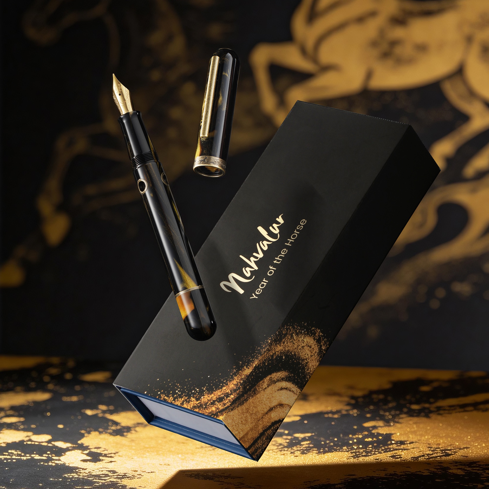 Nahvalur Nautilus Pen Of The Year Zodiac Horse 2026 LE GT Fountain Pen