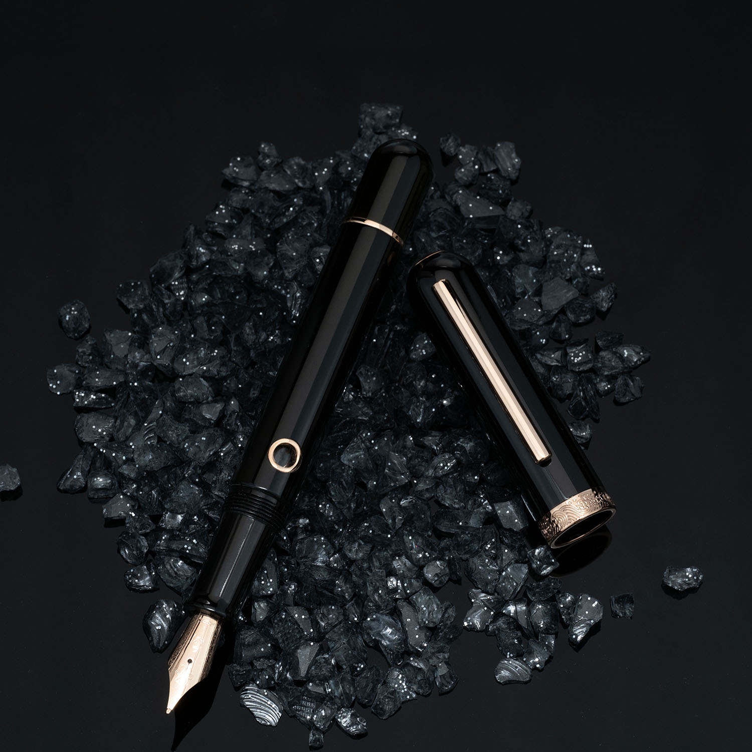 Nahvalur Nautilus Cephalopod Black RGT Fountain Pen Nahvalur Nautilus Cephalopod Black RGT Fountain Pen