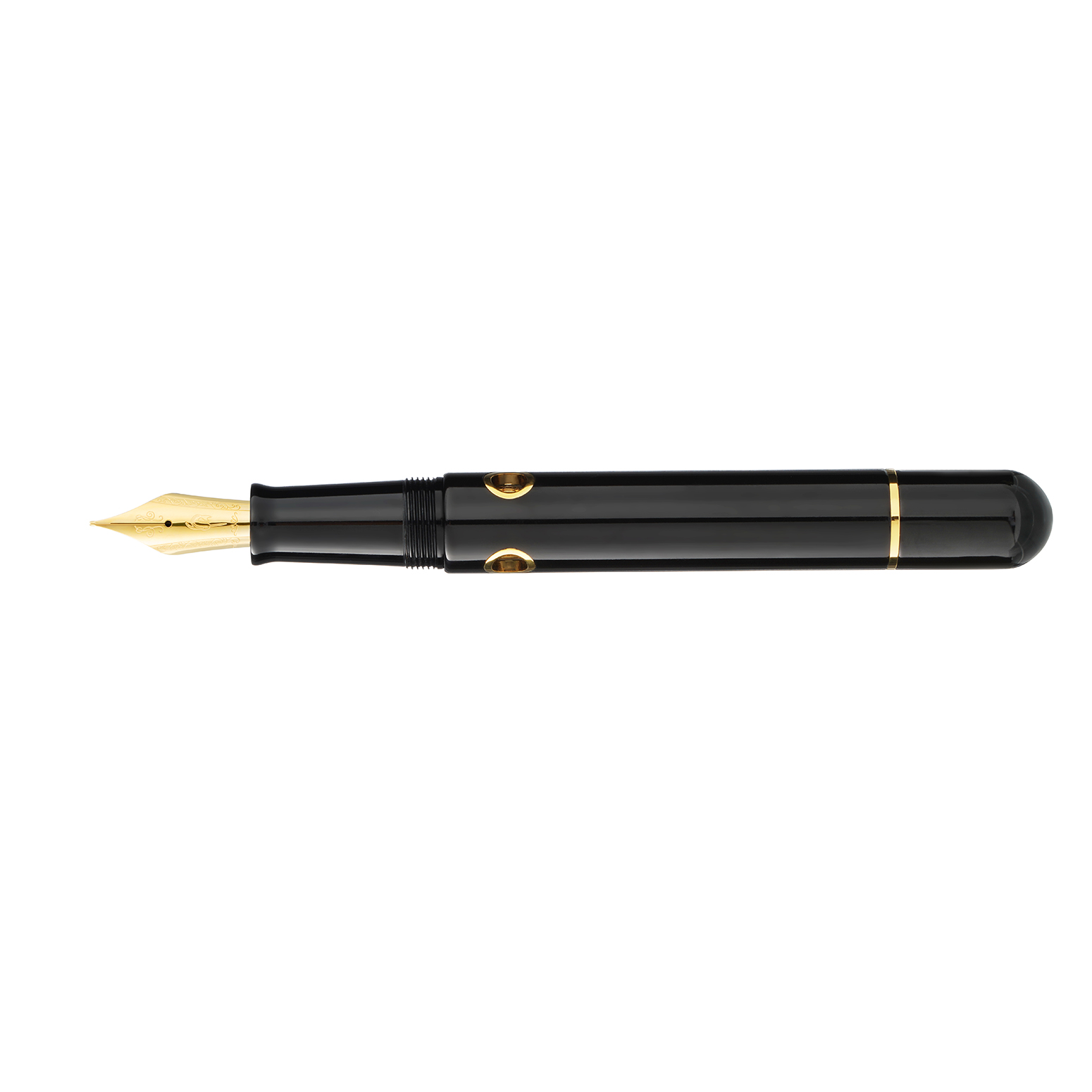 Nahvalur Nautilus Cephalopod Black GT Fountain Pen Nahvalur Nautilus Cephalopod Black GT Fountain Pen