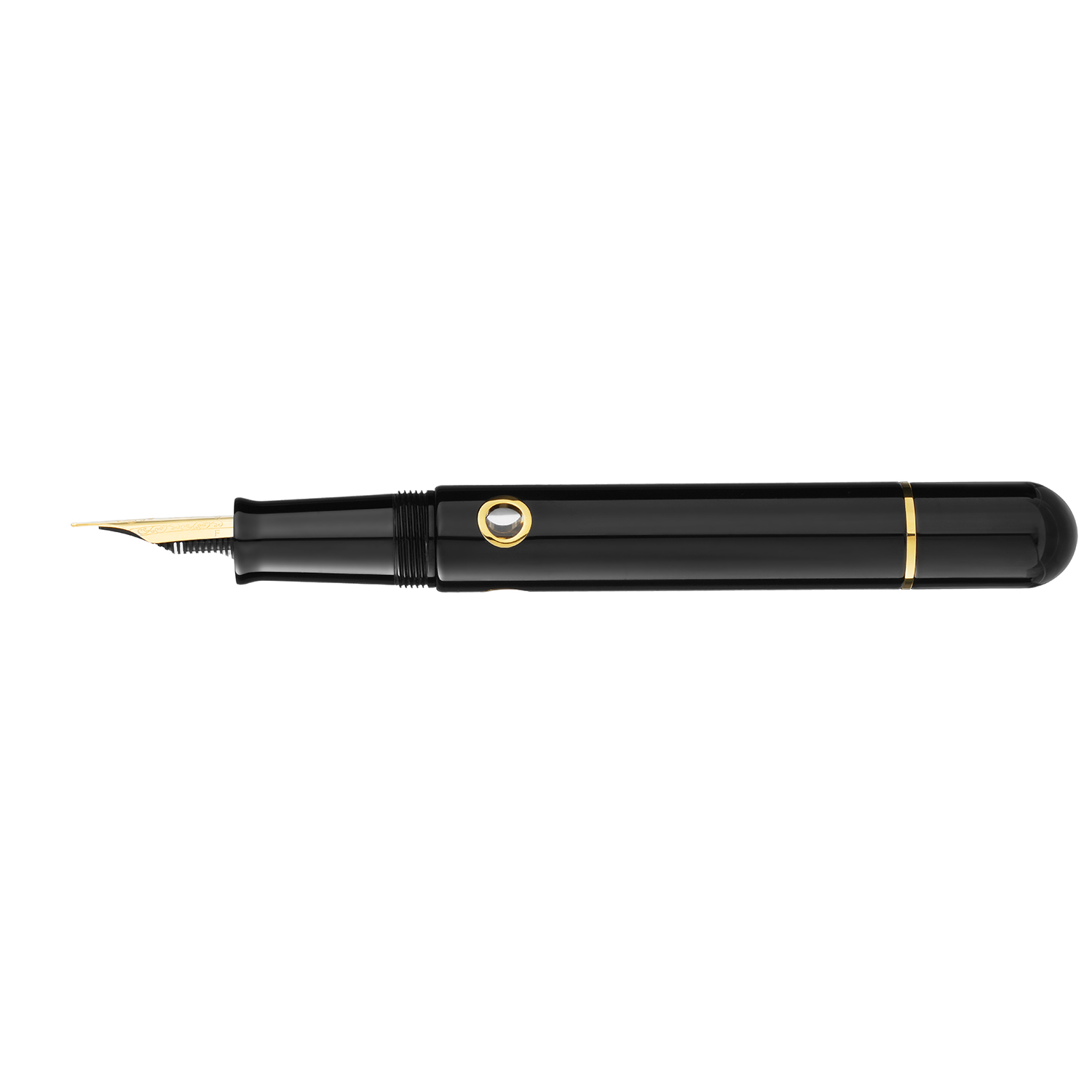Nahvalur Nautilus Cephalopod Black GT Fountain Pen Nahvalur Nautilus Cephalopod Black GT Fountain Pen