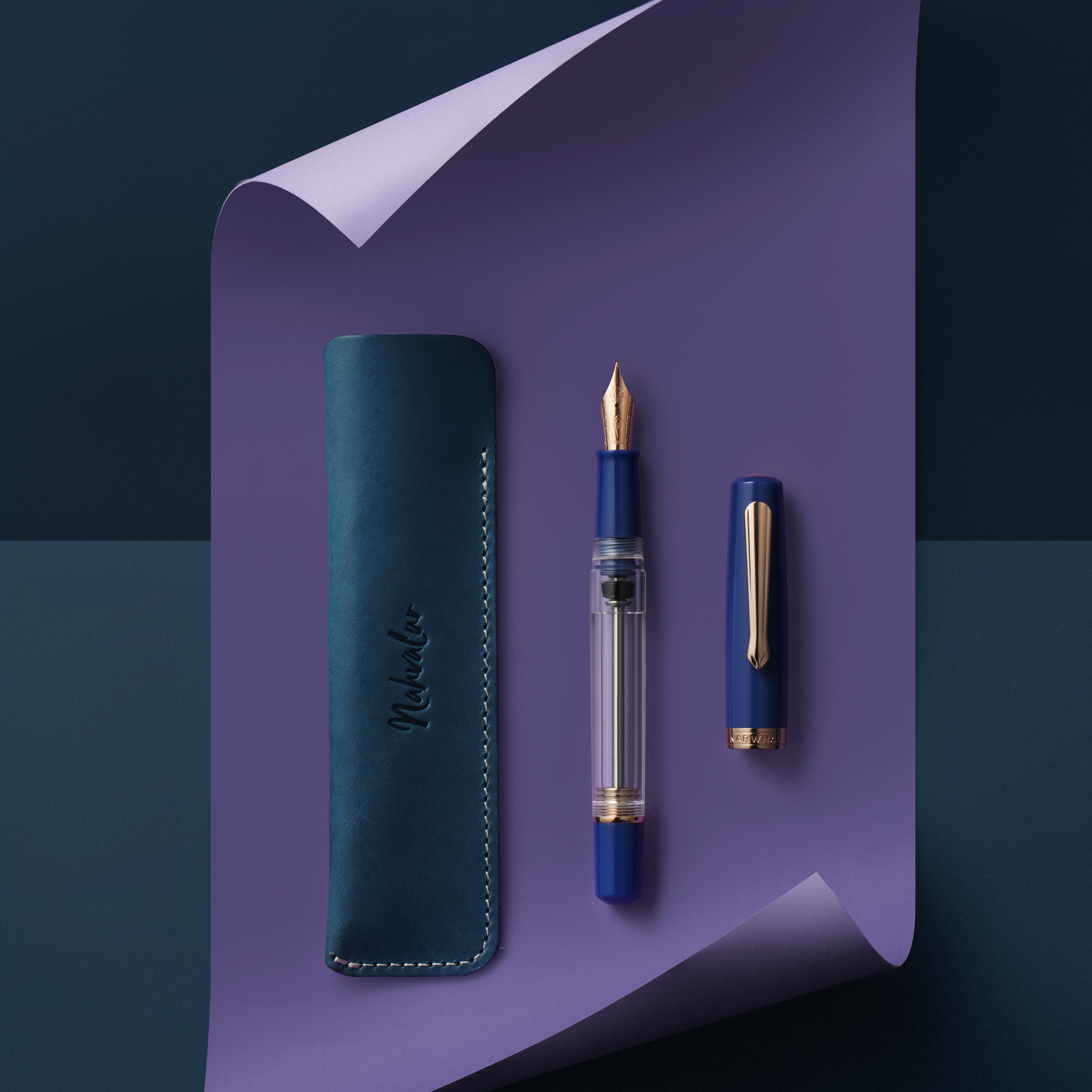 Nahvalur Original Plus Sapphire Blue GT Stylo Plume