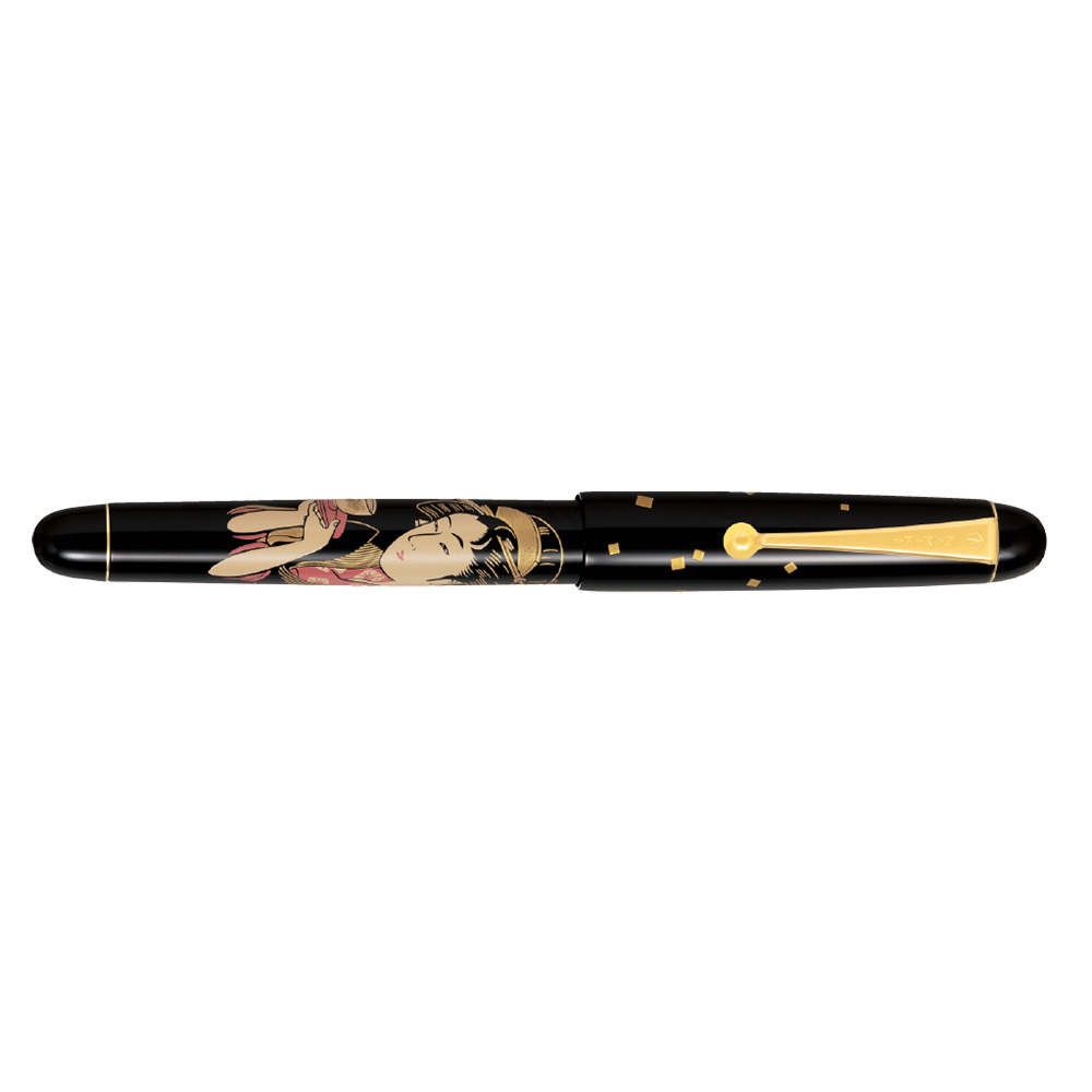 Namiki Nippon Art Tradition Ukiyo-E Okita Geisha and Art of Tea Fountain pen Namiki Nippon Art Tradition Ukiyo-E Okita Geisha and Art of Tea Fountain pen