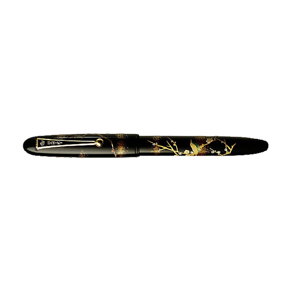 Namiki Yukari Apricot tree and brush warbler Fountain pen