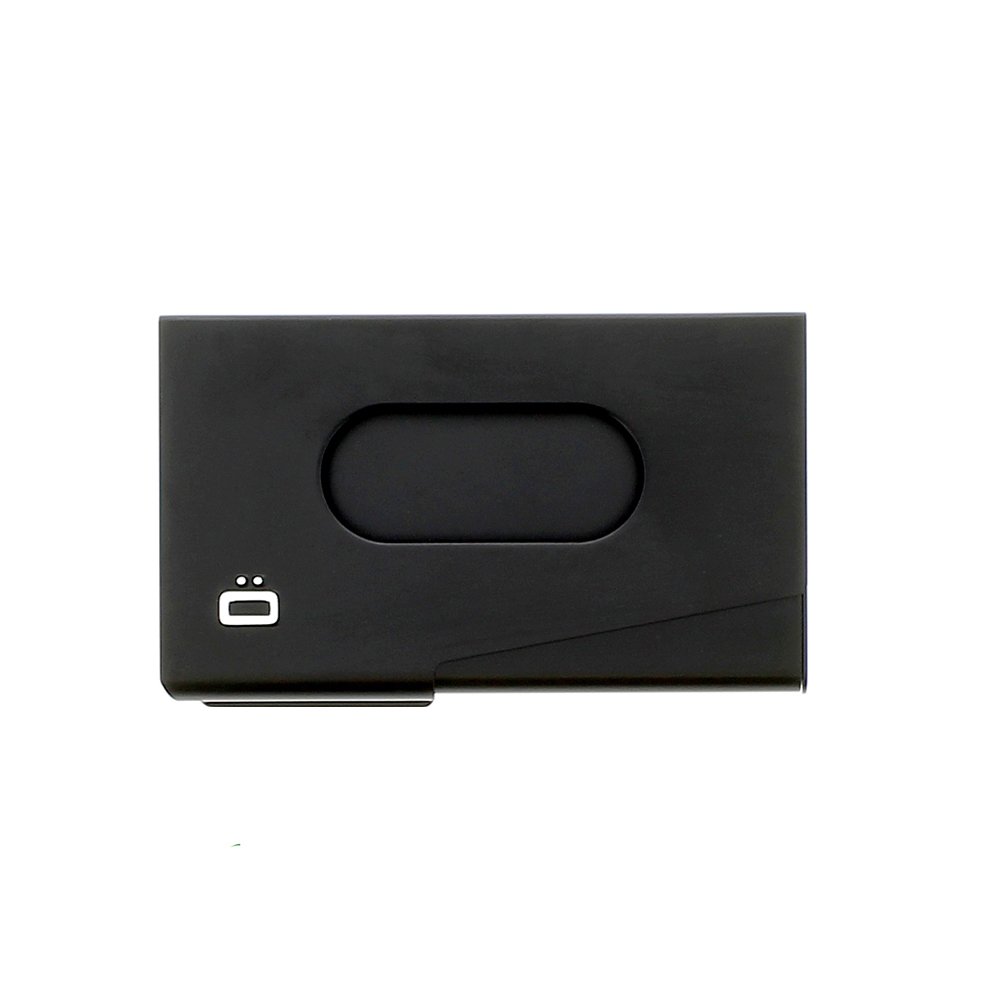 Buy Ögon Designs One Touch Black Business Card Holder Ögon Designs One Touch Black Business Card Holder