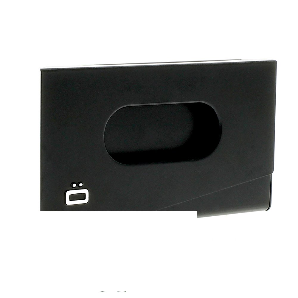 Buy Ögon Designs One Touch Black Business Card Holder Ögon Designs One Touch Black Business Card Holder