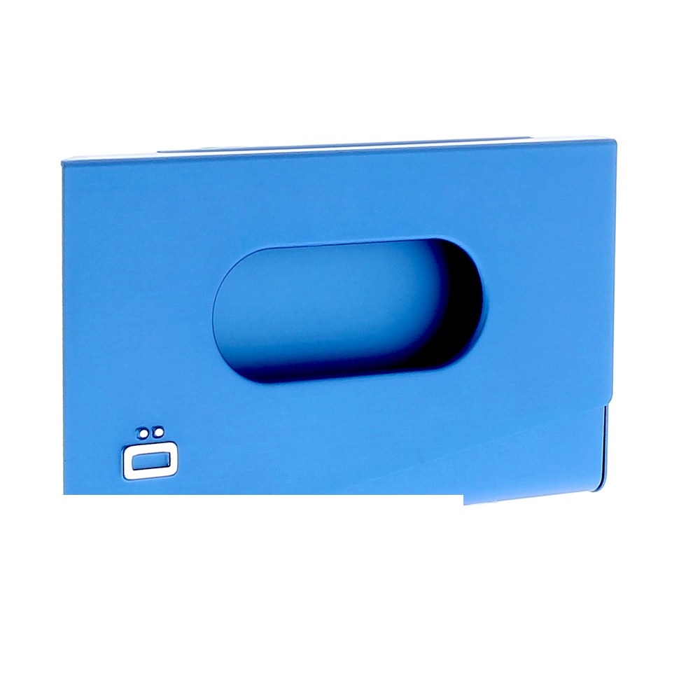 Buy Ögon Designs One Touch Blue Business Card Holder Ögon Designs One Touch Blue Business Card Holder