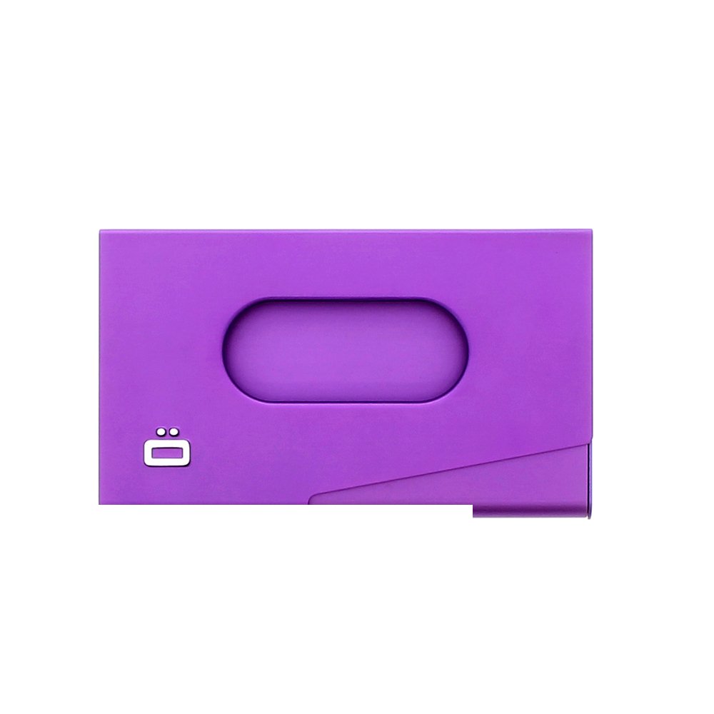 Buy Ögon Designs One Touch Purple Business Card Holder Ögon Designs One Touch Purple Business Card Holder