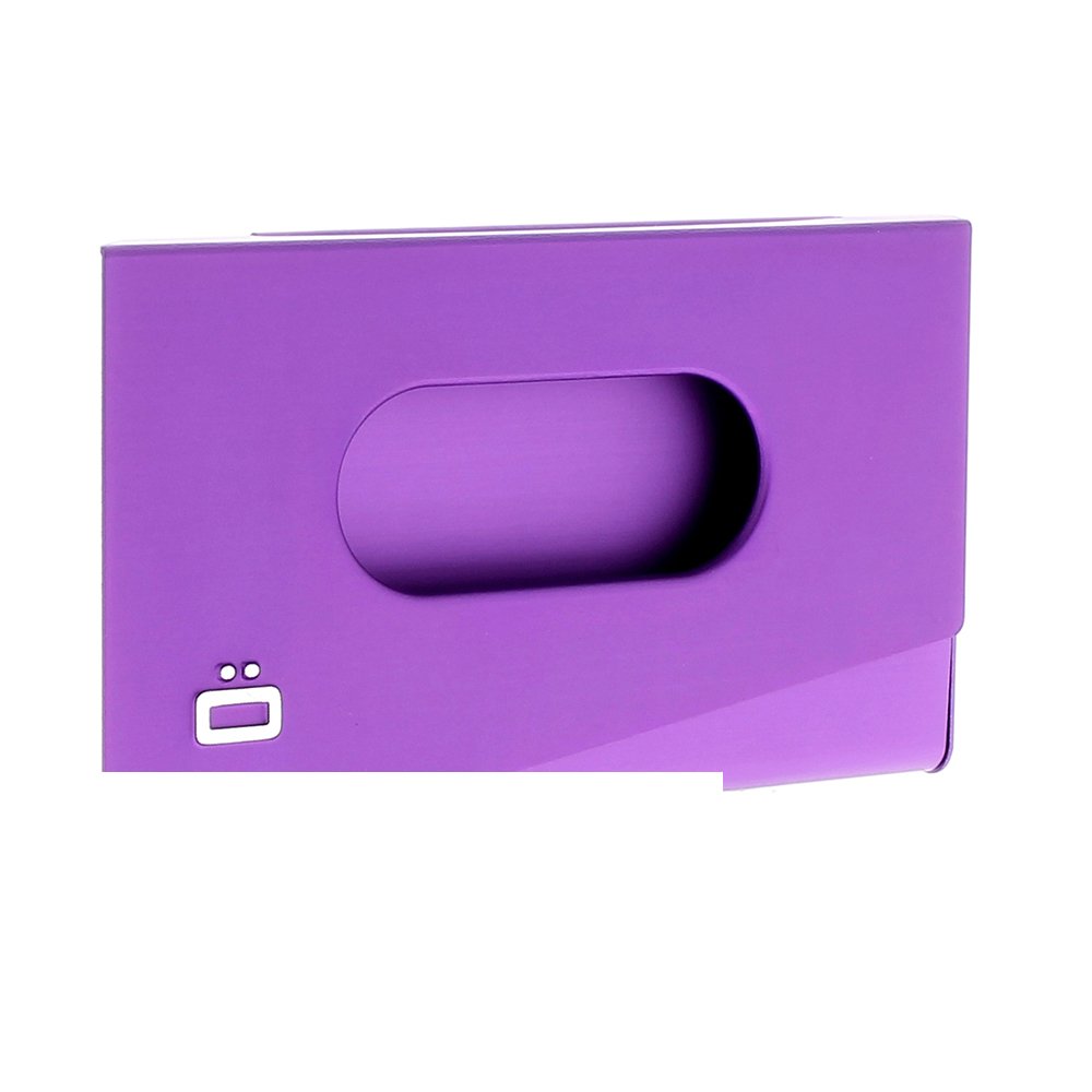 Buy Ögon Designs One Touch Purple Business Card Holder Ögon Designs One Touch Purple Business Card Holder