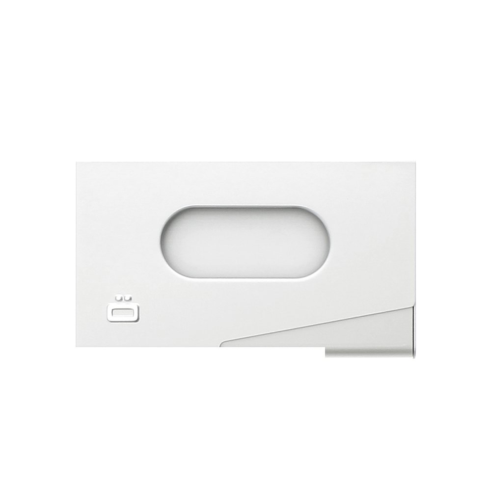 Buy Ögon Designs One Touch Silver Business Card Holder Ögon Designs One Touch Silver Business Card Holder