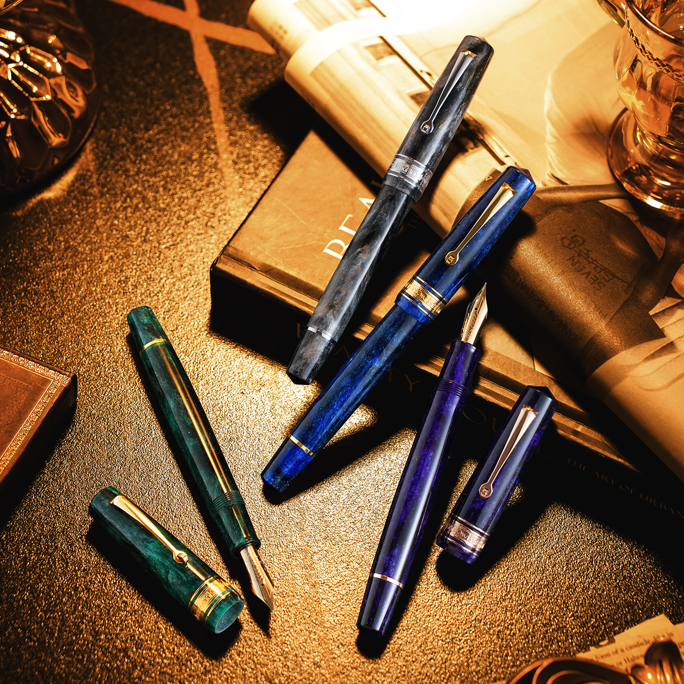 Omas Bologna Smeraldo Elegante GT Fountain pen