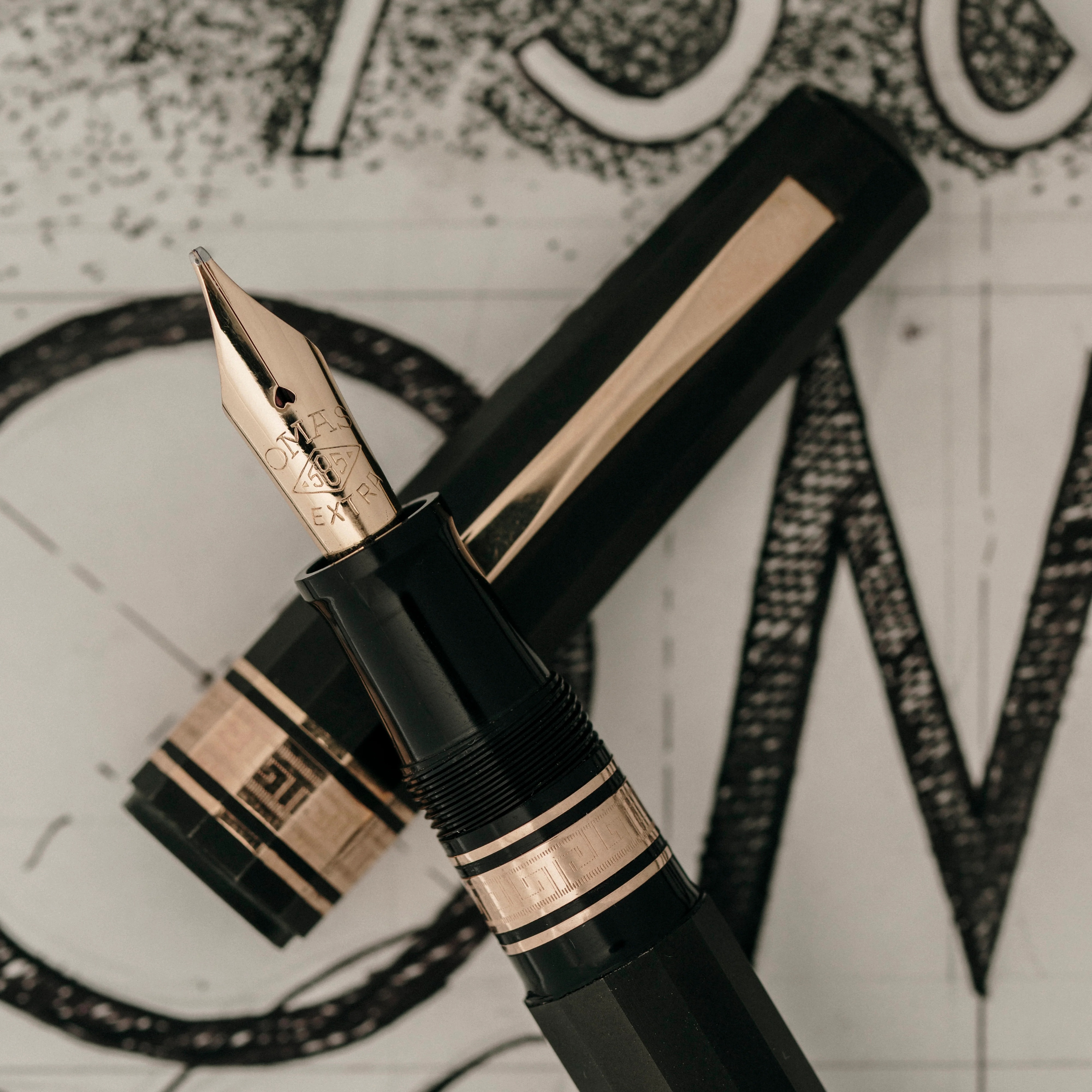 Omas The Paragon 150625 GT Caneta de tinta permanente