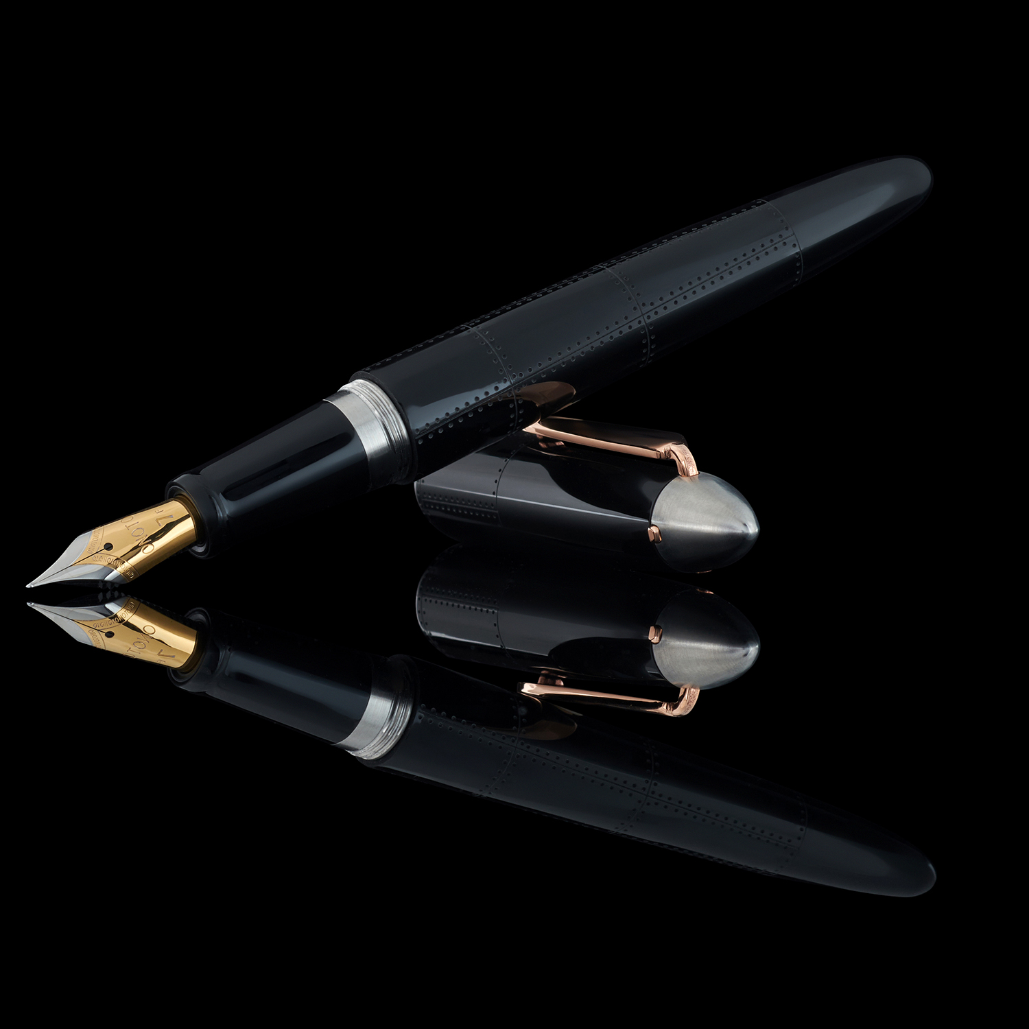 Onoto Aviator Stealth Black Pluma estilográfica