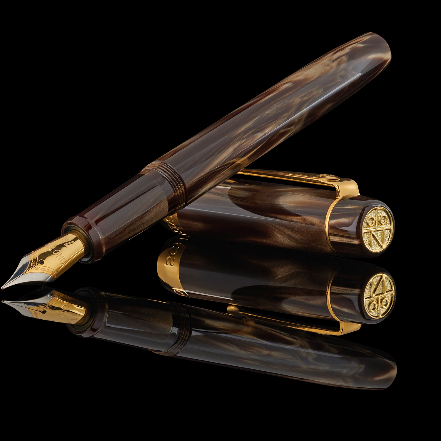 Onoto Scholar Chestnut Pearl GT Stylo plume