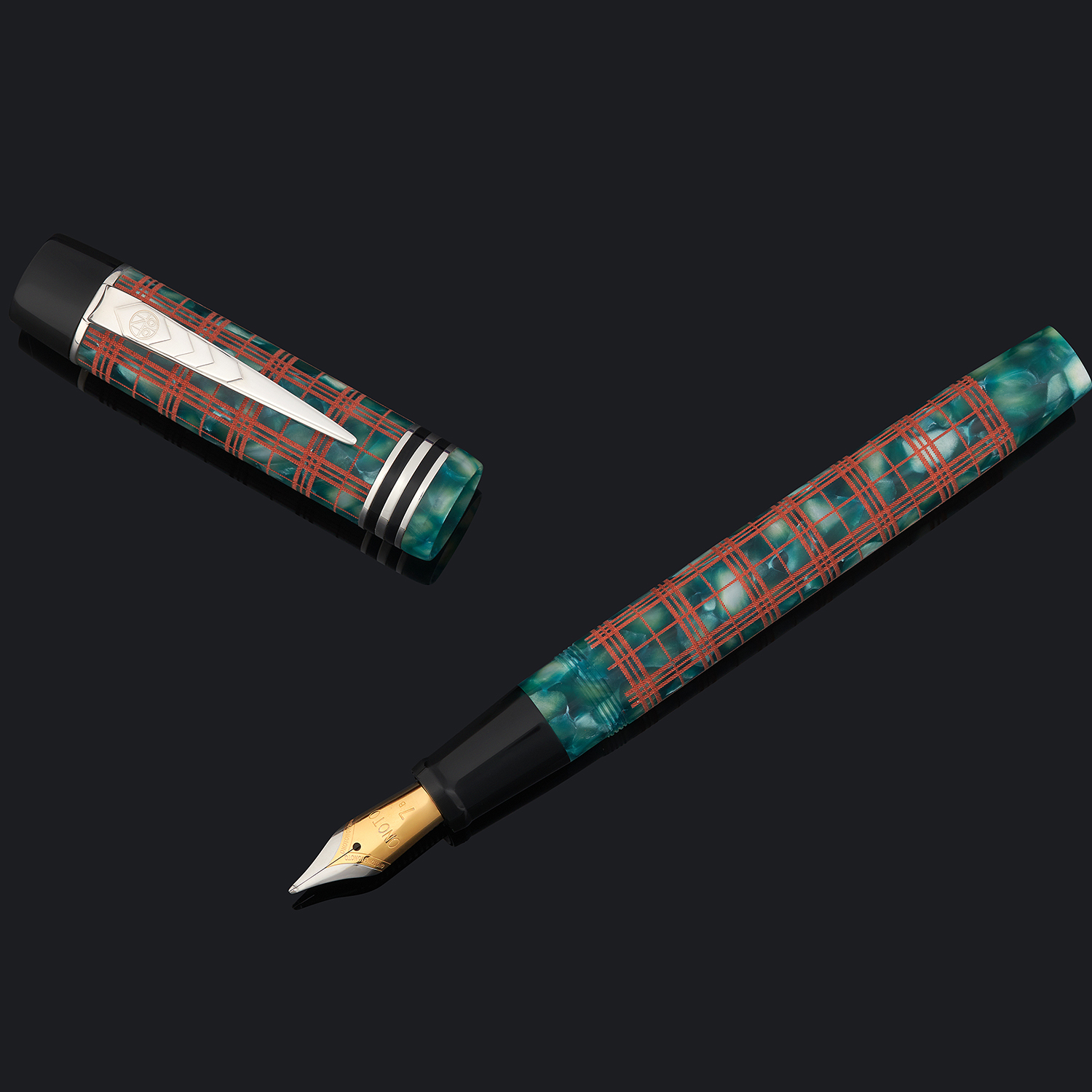 Onoto Magna Macbeth Corona Red Reservoarpenna