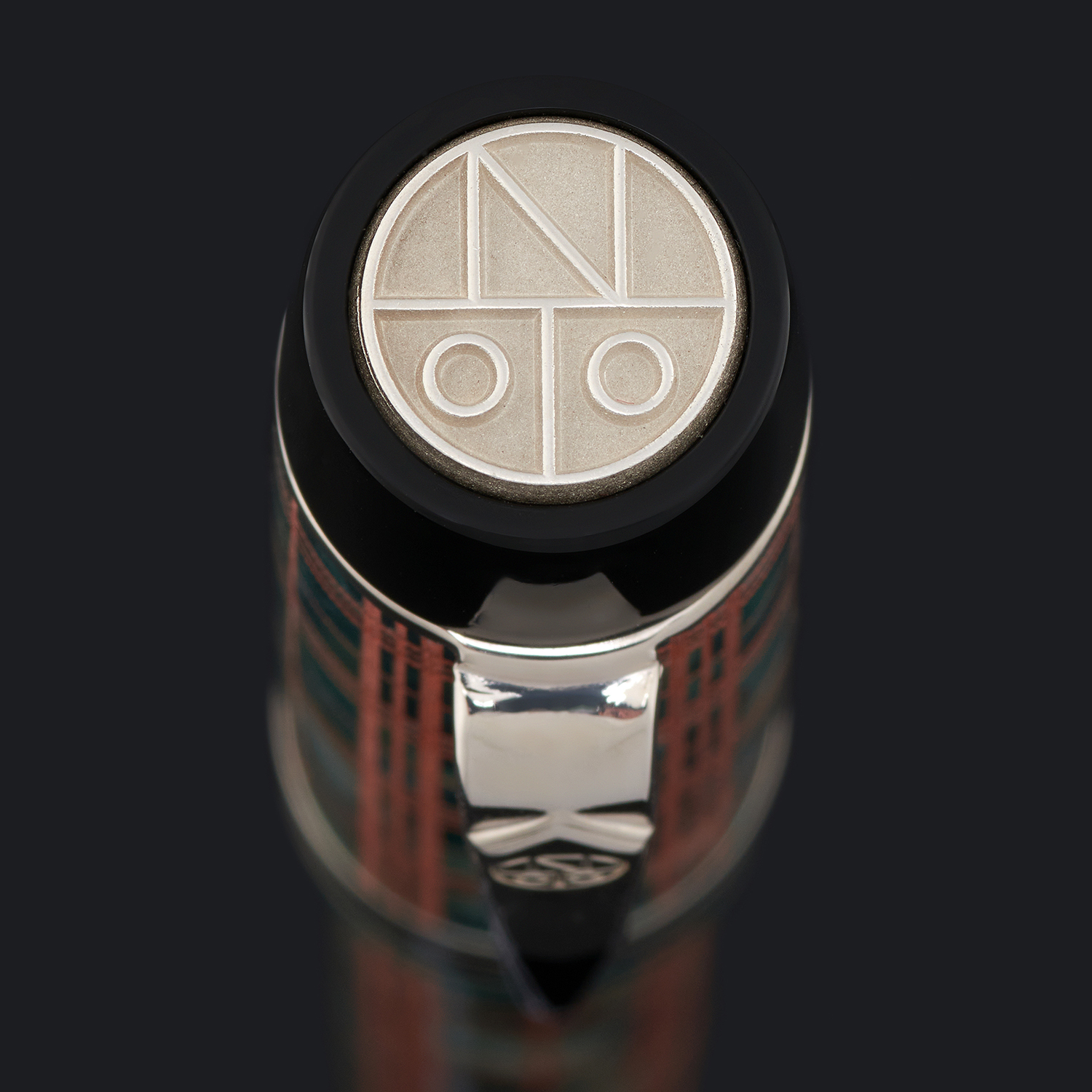 Onoto Magna Macbeth Corona Red Reservoarpenna