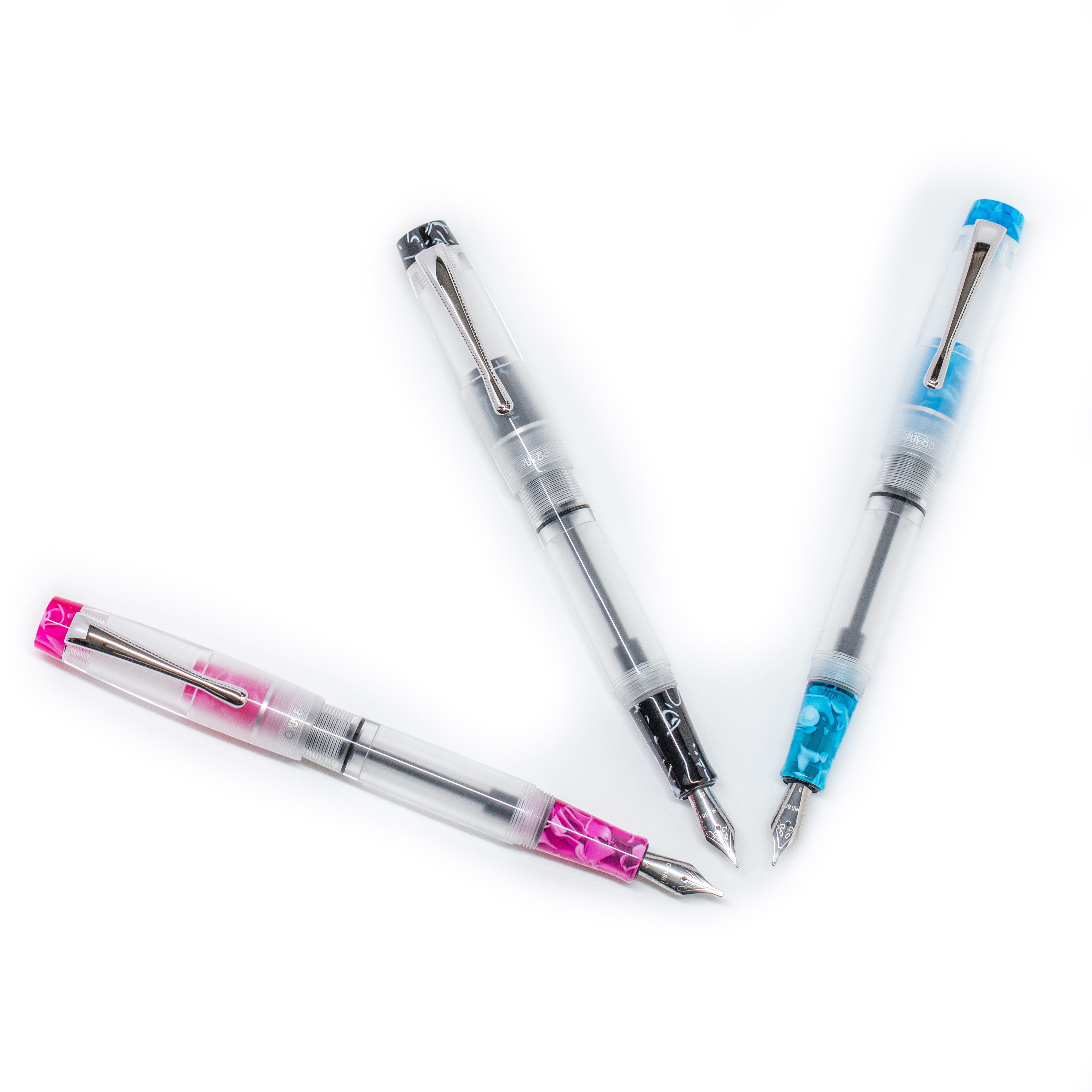 Opus 88 Koloro Demonstrator Hot Pink Fountain pen Opus 88 Koloro Demonstrator Hot Pink Fountain pen