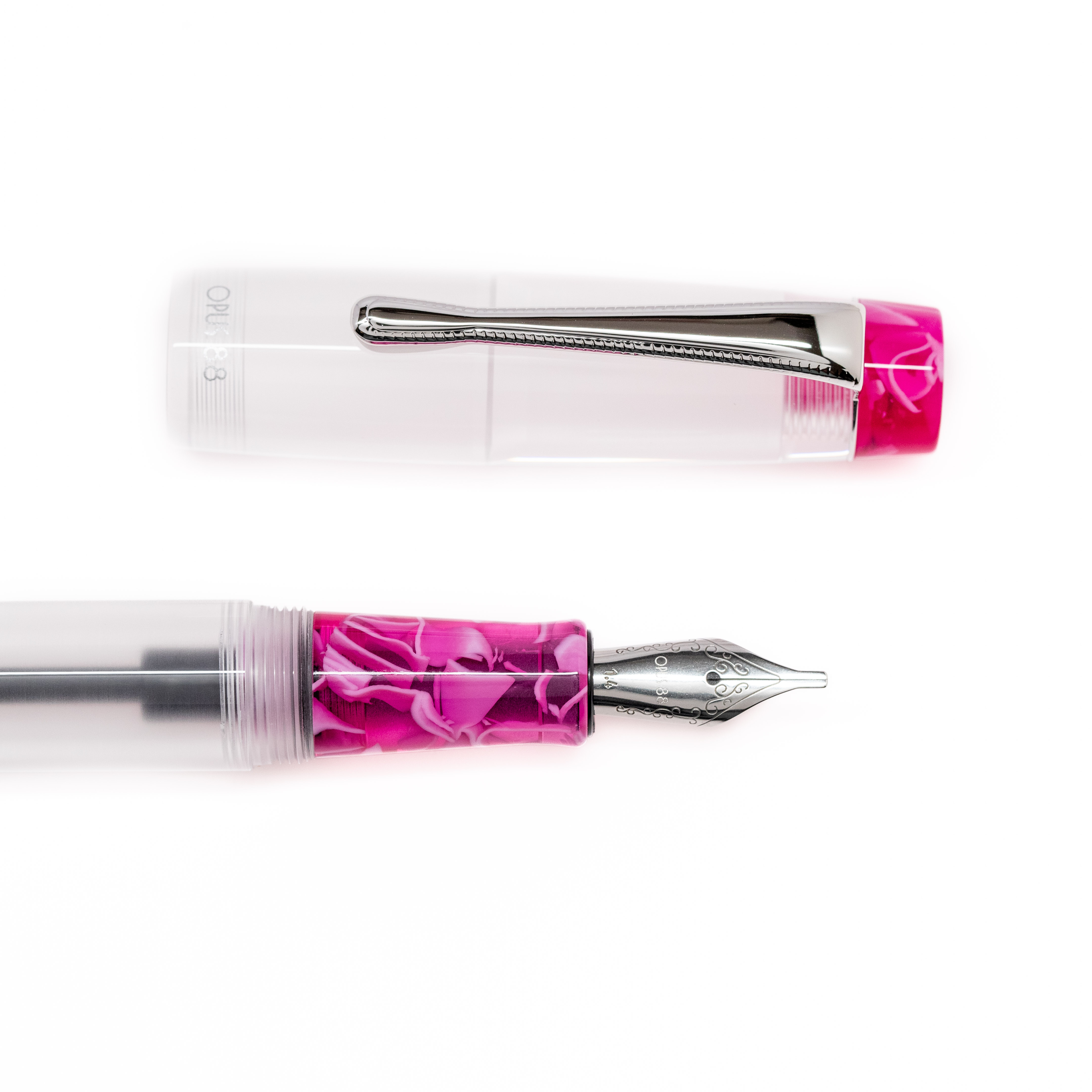 Opus 88 Koloro Demonstrator Hot Pink Fountain pen Opus 88 Koloro Demonstrator Hot Pink Fountain pen