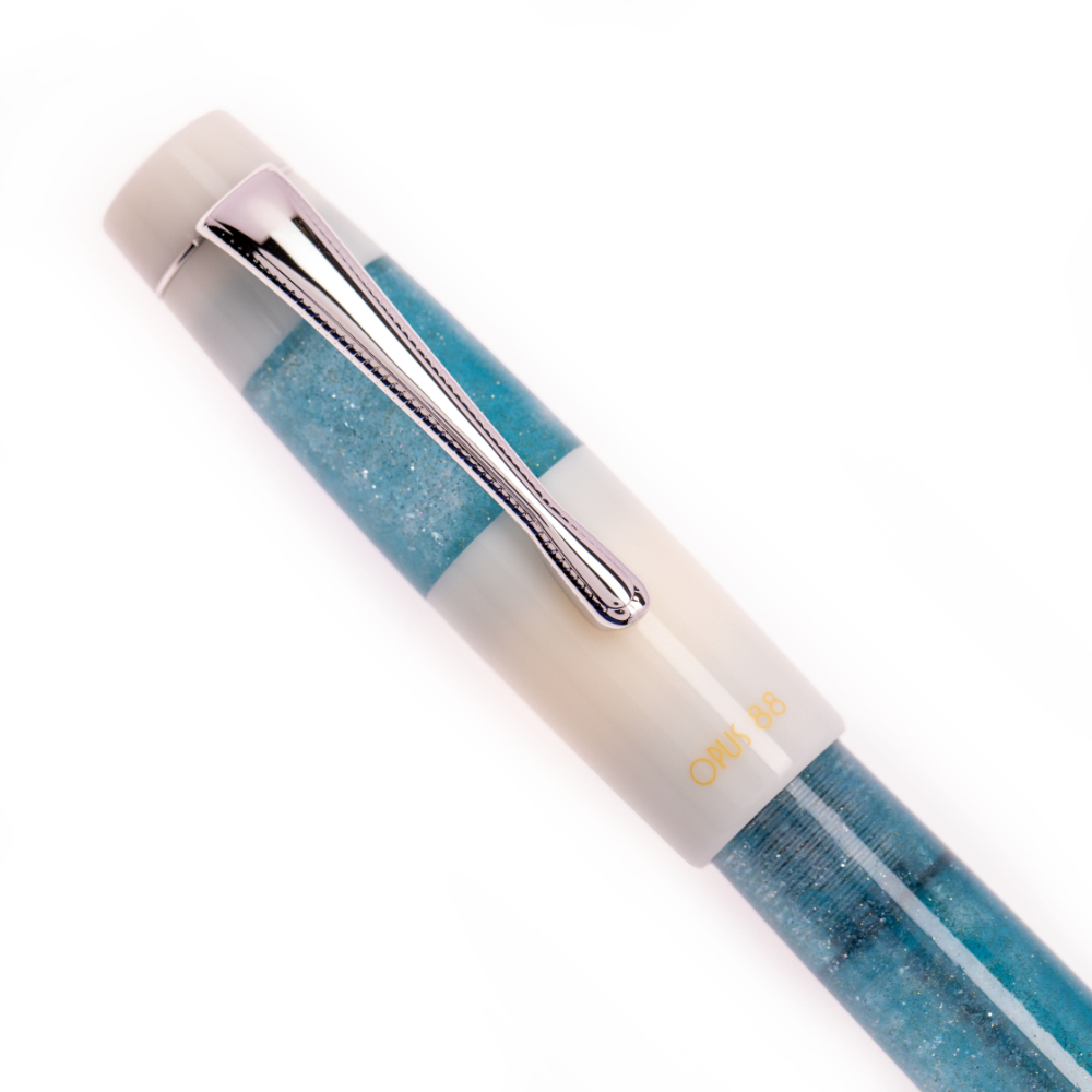 Opus 88 Koloro White Blue Fountain pen Opus 88 Koloro White Blue Fountain pen