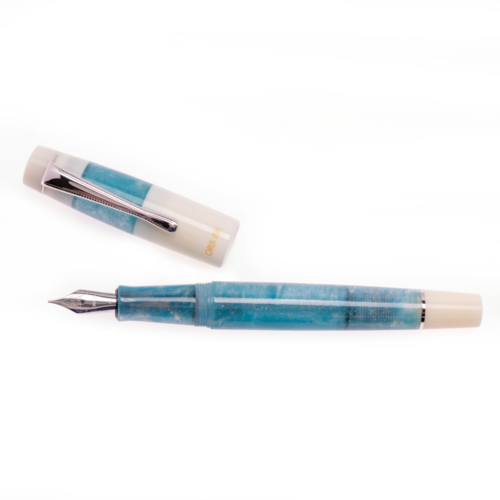 Opus 88 Koloro White Blue Fountain pen Opus 88 Koloro White Blue Fountain pen