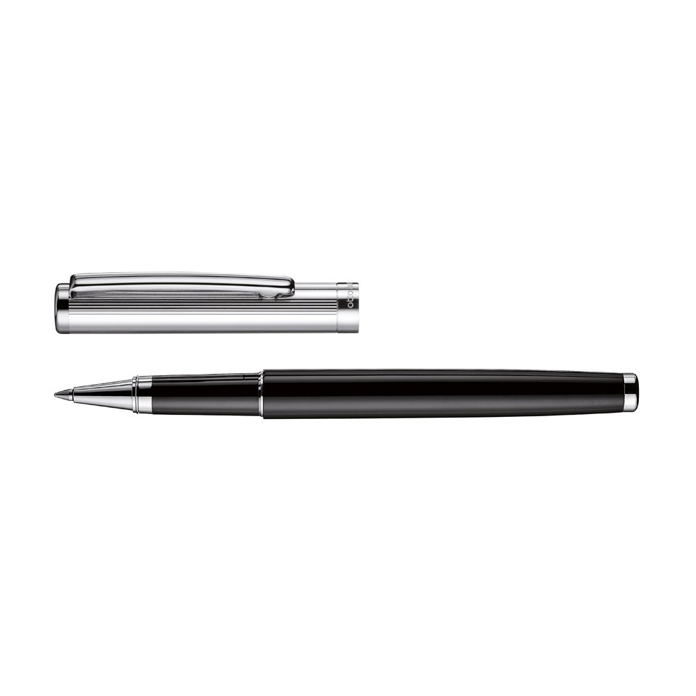 Otto Hutt Design 01 Black Lacquer Striped Rollerball Otto Hutt Design 01 Black Lacquer Striped Rollerball
