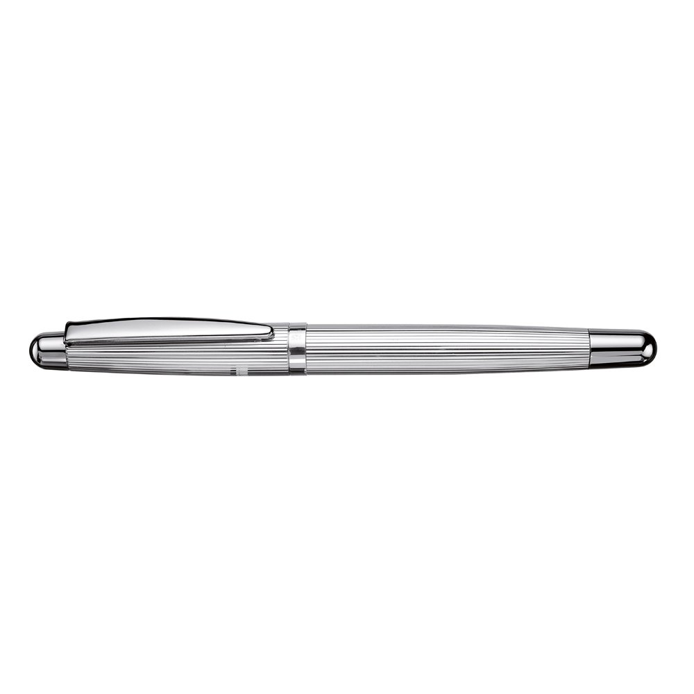 Otto Hutt Design 02 Silver Stripes Guilloche Fountain pen Otto Hutt Design 02 Silver Stripes Guilloche Fountain pen