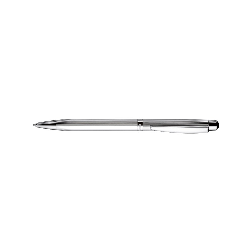 Otto Hutt Design 02 Silver Stripes Guilloche Ballpoint Otto Hutt Design 02 Silver Stripes Guilloche Ballpoint