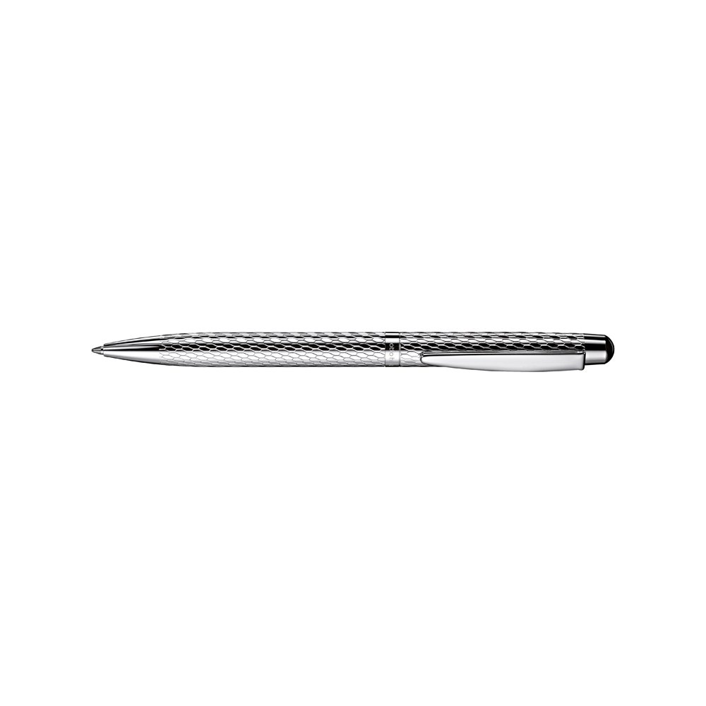 Otto Hutt Design 02 Silver Honeycomb Guilloche Ballpoint Otto Hutt Design 02 Silver Honeycomb Guilloche Ballpoint