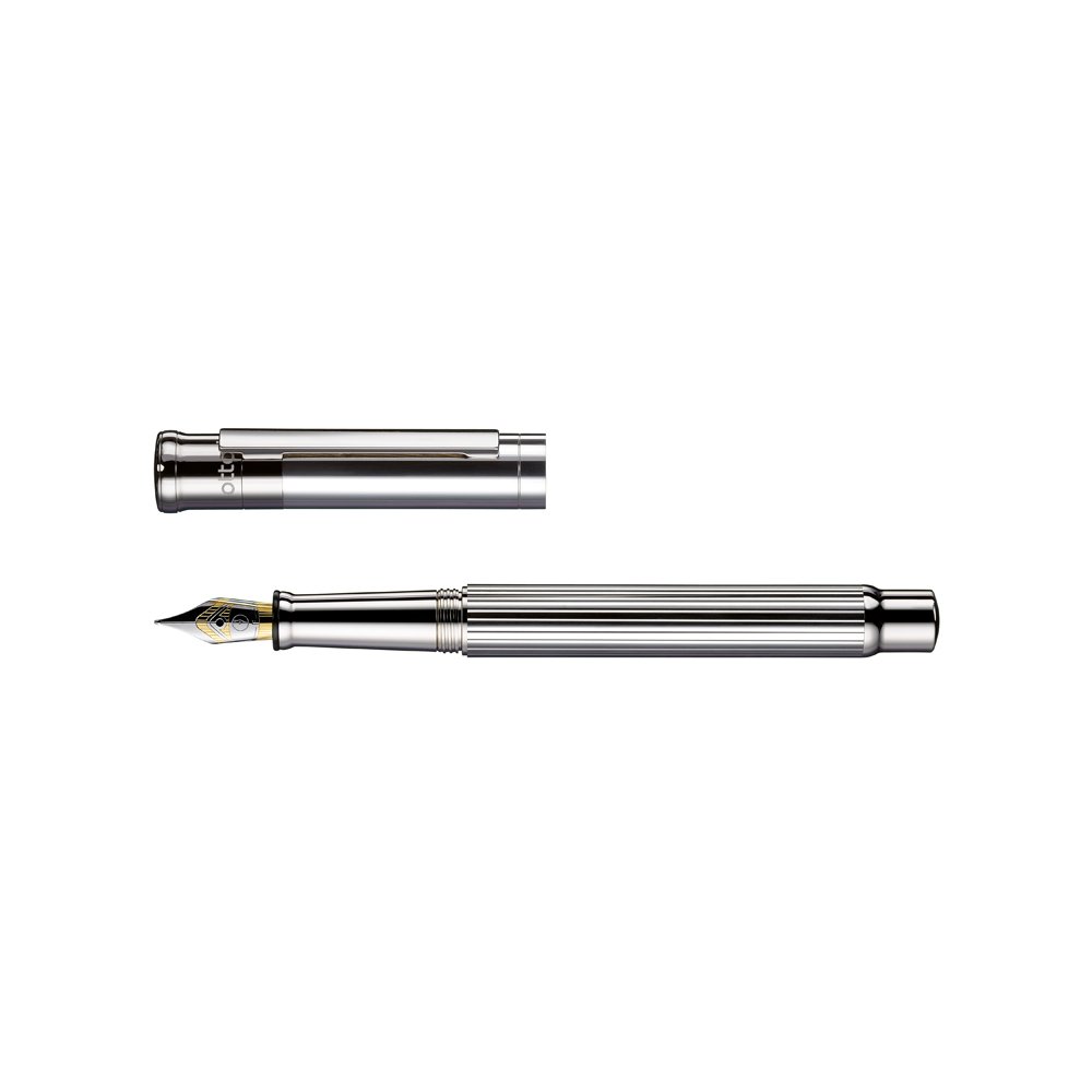 Otto Hutt Design 04 Sterling Silver Striped Guilloche Fountain pen Otto Hutt Design 04 Sterling Silver Striped Guilloche Fountain pen