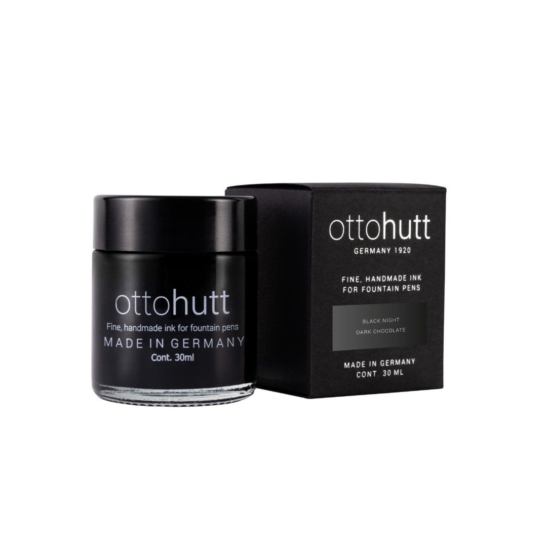 Otto Hutt Design Scented Ink Black Night Dark Chocolate Ink Bottle