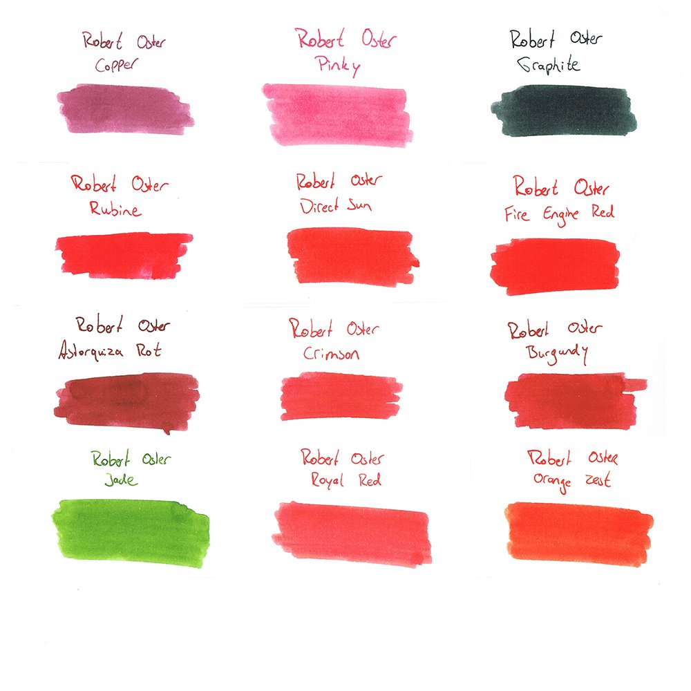 Robert Oster Signature Inkt - Inktpot (92 kleuren) Robert Oster Signature Inkt - Inktpot (92 kleuren)