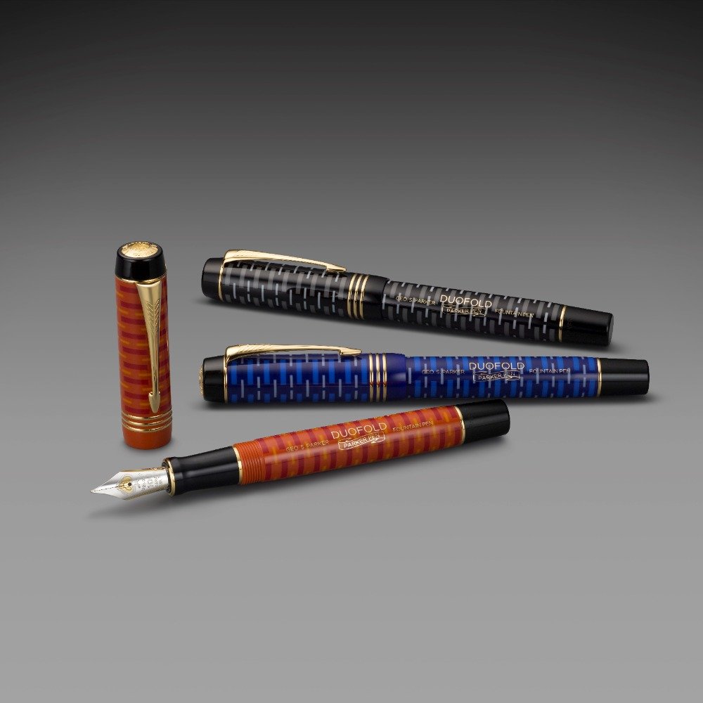Parker Duofold Centennial 100th Anniversary Black Fountain Pen Parker Duofold Centennial 100th Anniversary Black Fountain Pen
