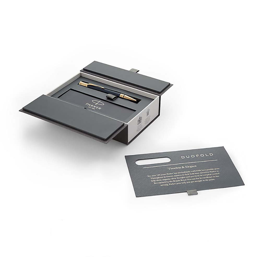 Parker Duofold Prestige Blue Chevron GT Ballpoint