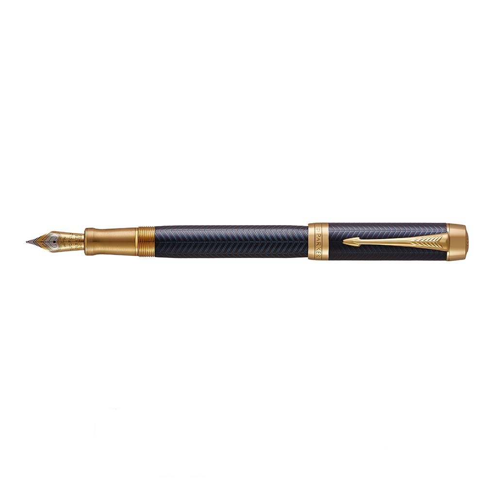 Parker Duofold Prestige Blue Chevron GT Centennial Fountain pen Parker Duofold Prestige Blue Chevron GT Centennial Fountain pen