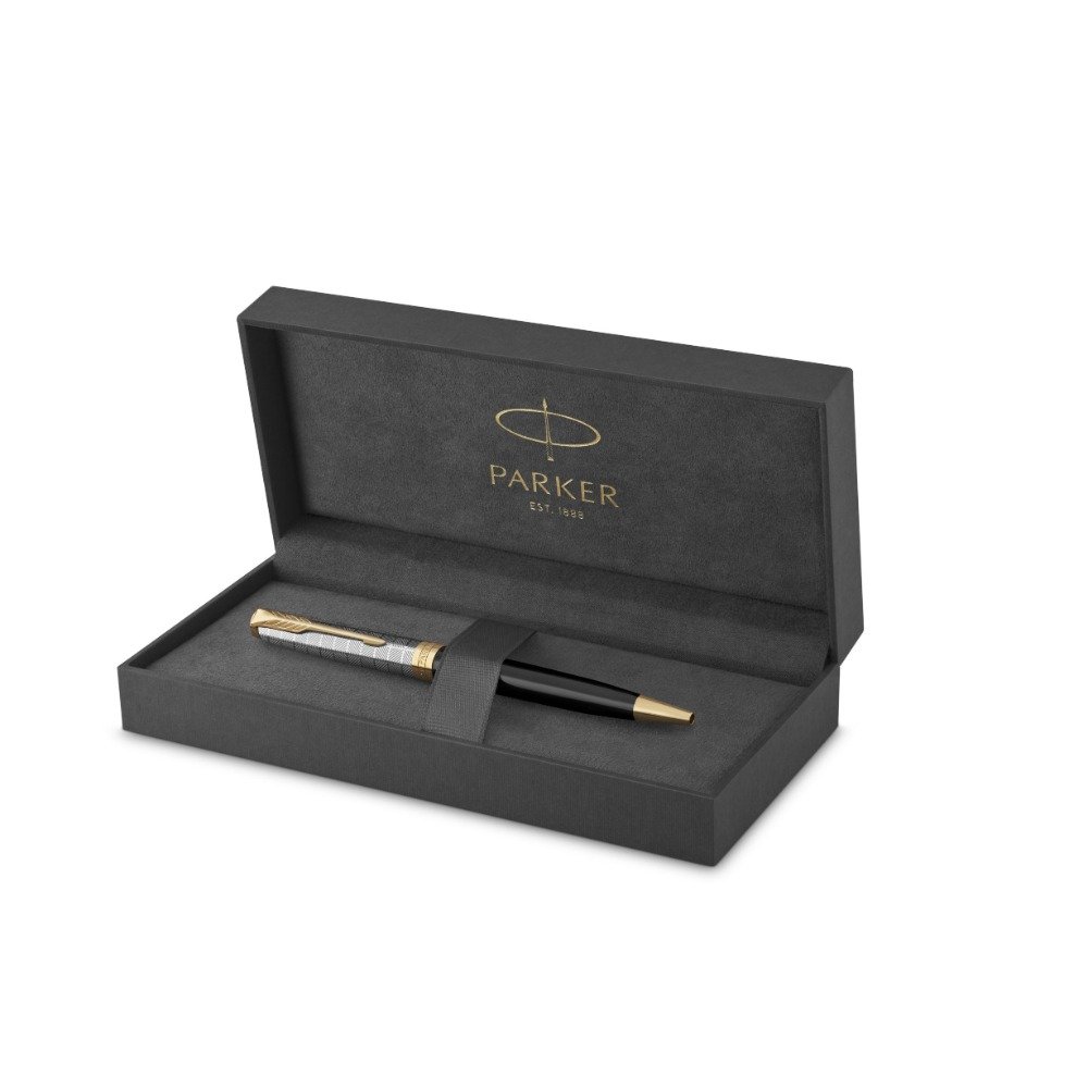 Parker Sonnet Metal & Black GT Ballpoint Parker Sonnet Metal & Black GT Ballpoint