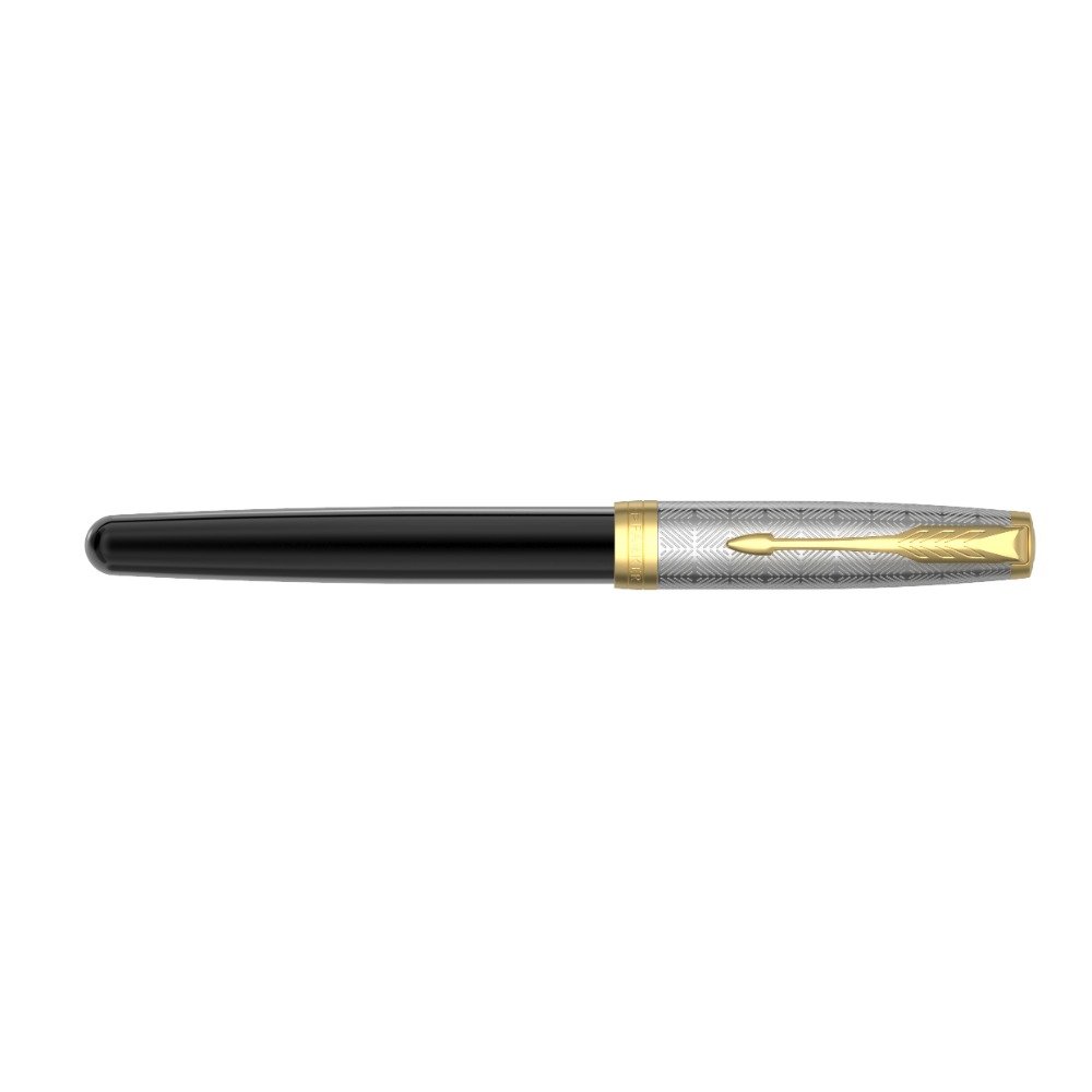 Parker Sonnet Metal & Black GT Fountain pen