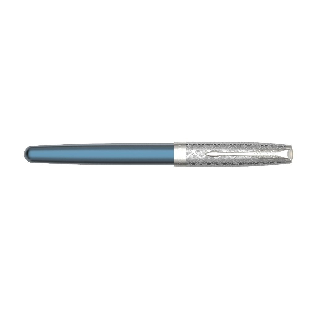 Parker Sonnet Metal & Blue Füllfederhalter