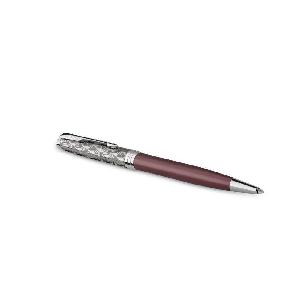 Parker Sonnet Metal & Red Ballpoint Parker Sonnet Metal & Red Ballpoint