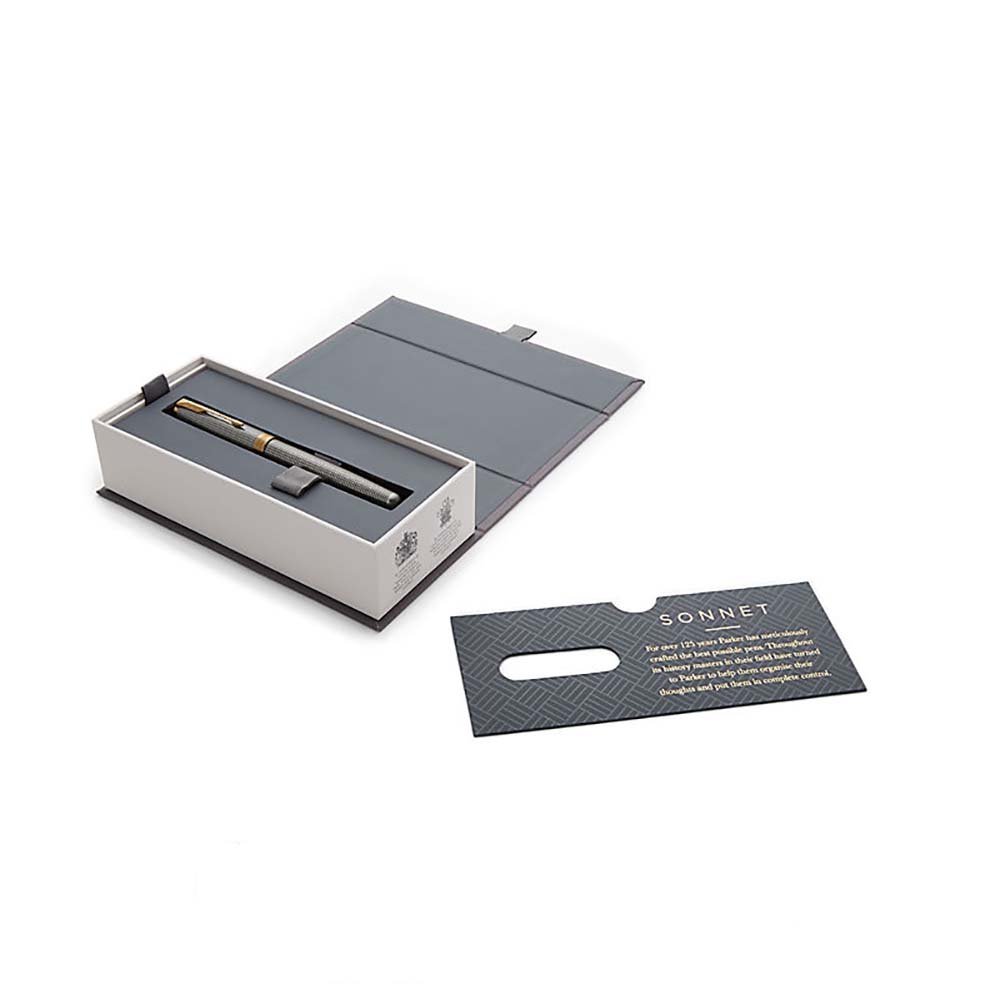 Parker Sonnet Ciselé Silver GT Rollerball