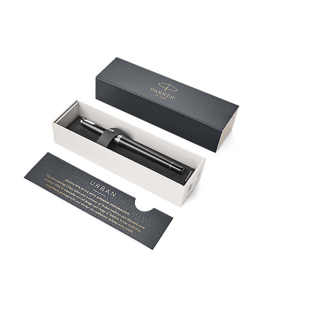 Parker Urban Premium Ebony Metal Chiselled Fountain pen