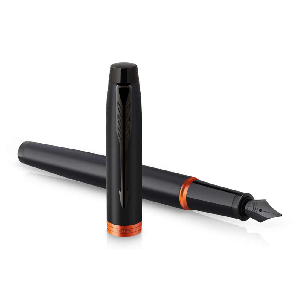 Parker IM Vibrant Rings Black with Orange Fountain pen Parker IM Vibrant Rings Black with Orange Fountain pen
